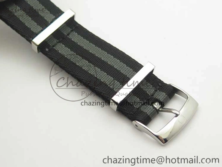 0113 2018 Seamaster Diver 300M VSF Best Edition Black Ceramic Dial on Black Gray Nato Strap A Unique 8057